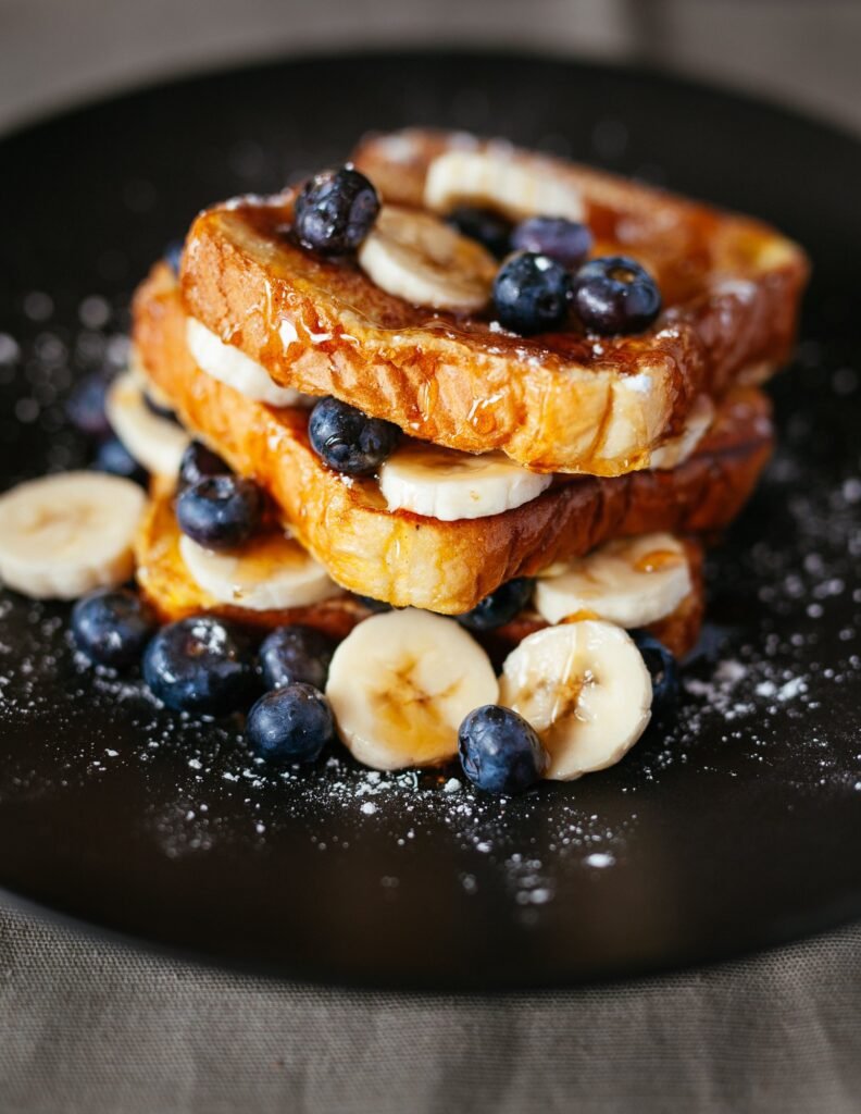 frenchtoast blueberry banana
