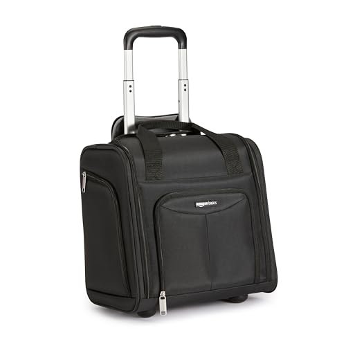 Title: Travel in Style: An In-Depth Review of the Amazon Basics 14-Inch Underseat Carry-On Rolling Luggage Bag